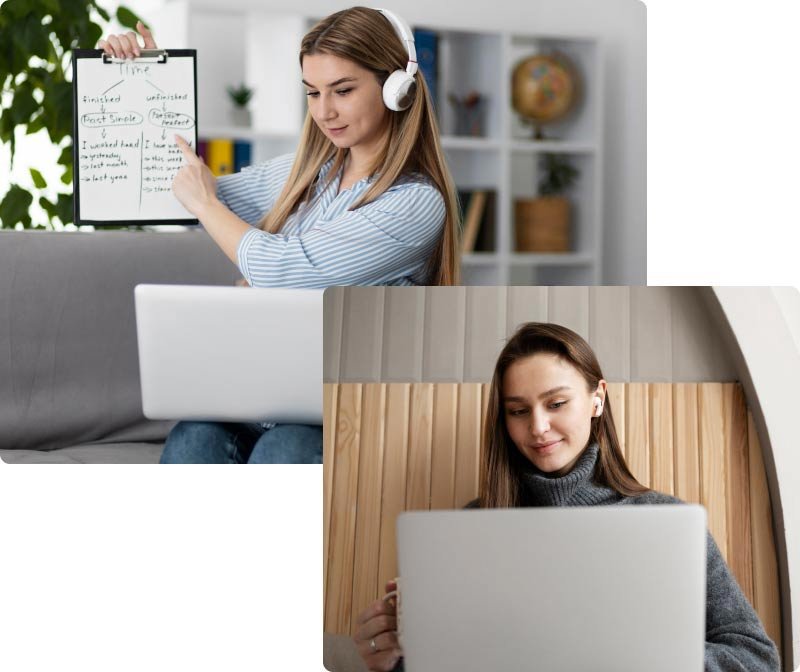 Digital marketing specialist working on client strategy at Infinity Marketing Agency