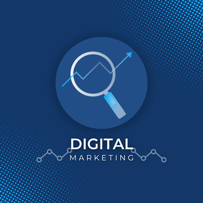 Digital marketing analytics icon